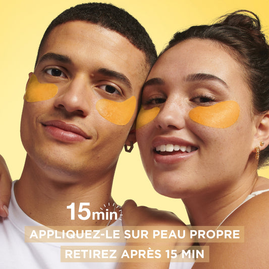 GARNIER SKINACTIVE Vitamin C Radiance Booster Tissue Eye Mask