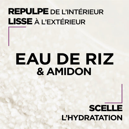 Après-Shampoing Lissant Démélant Cheveux Longs Infusion d'Eau de Riz & Amidon Sans Silicone Ultra Doux GARNIER