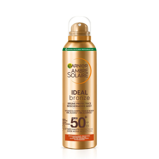 Brume Solaire Corps Visage Spf 50+ Bronzage Sublimé GARNIER le flacon de 150mL