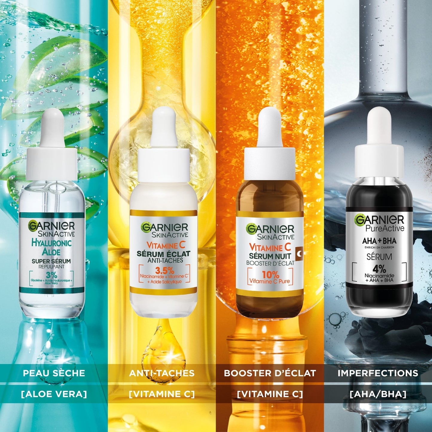 Soin Visage Sérum Hydratant et Repulpant A l'Aloe Vera GARNIER