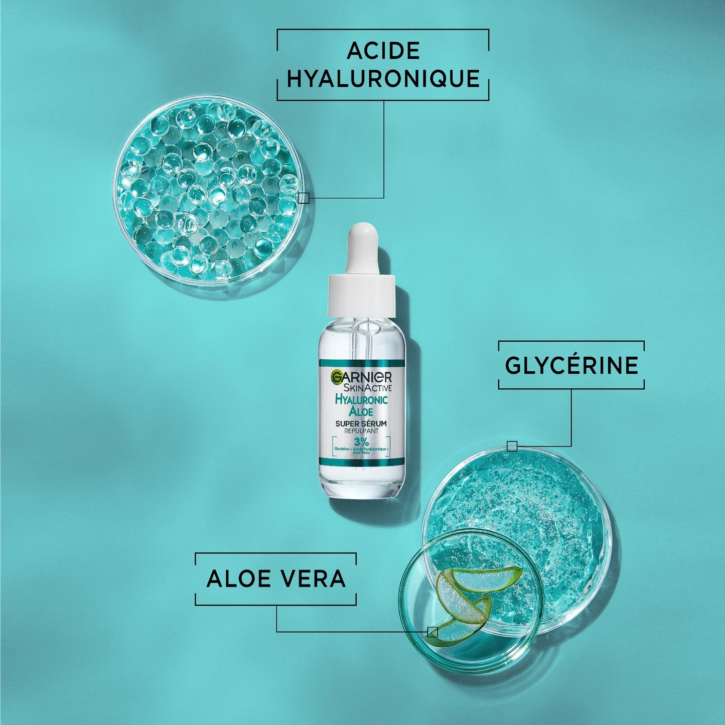 Soin Visage Sérum Hydratant et Repulpant A l'Aloe Vera GARNIER
