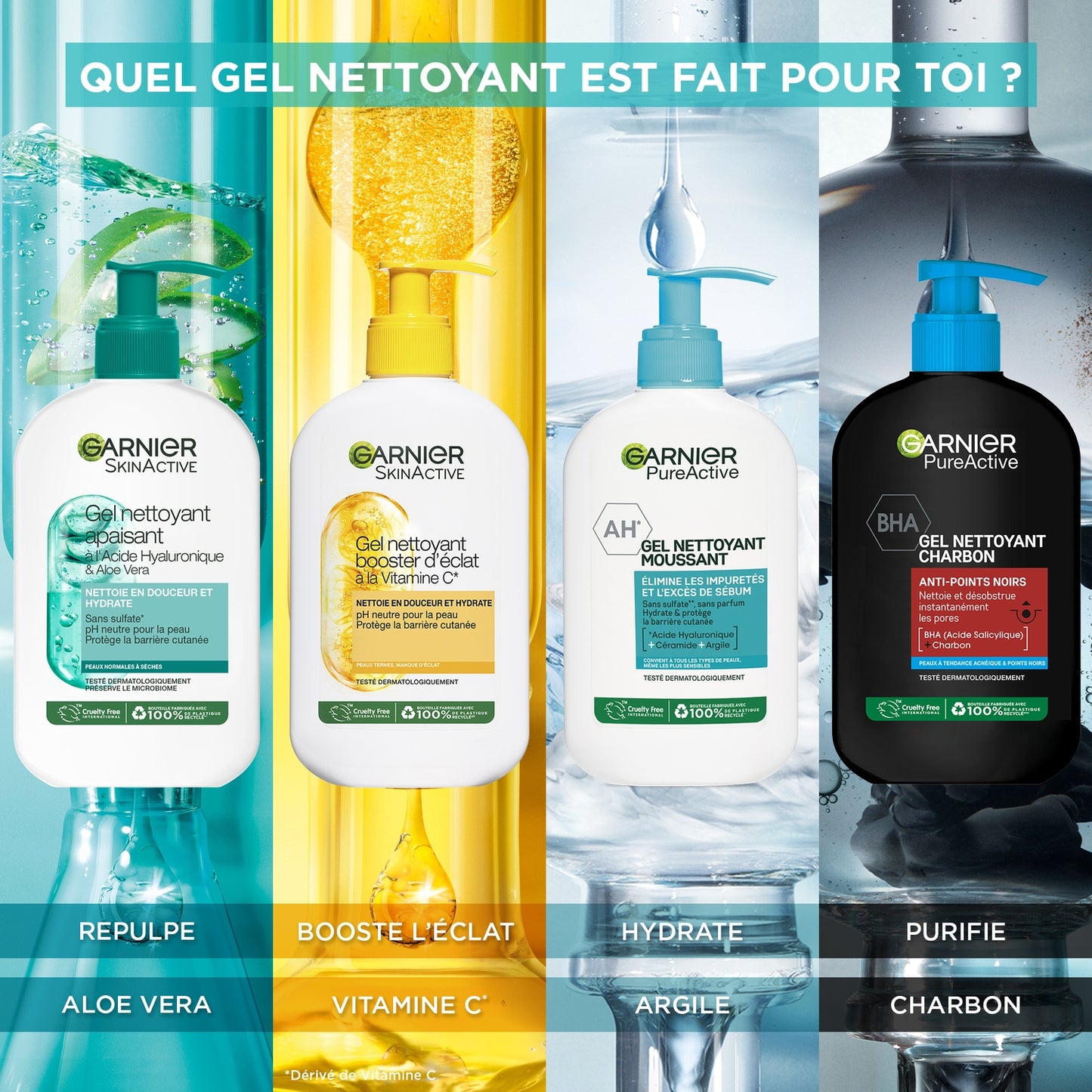 Soin Visage à l'Acide Hyaluronique et Aloe Vera Skinactive GARNIER