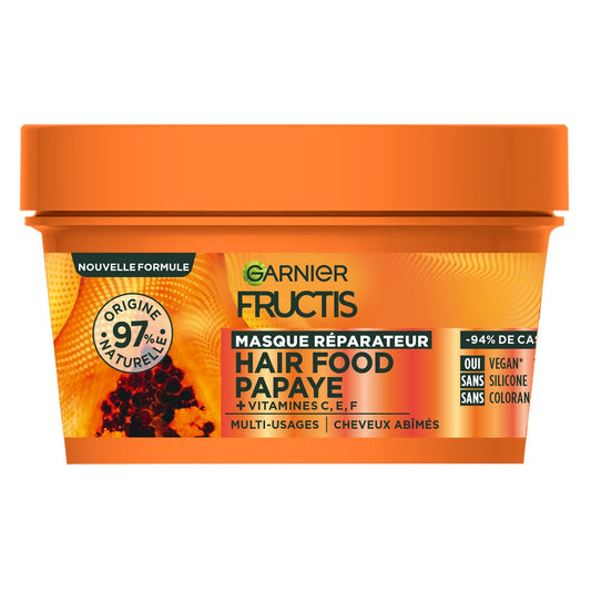 Masque Réparateur Papaye Cheveux Abîmés FRUCTIS le pot de 320mL
