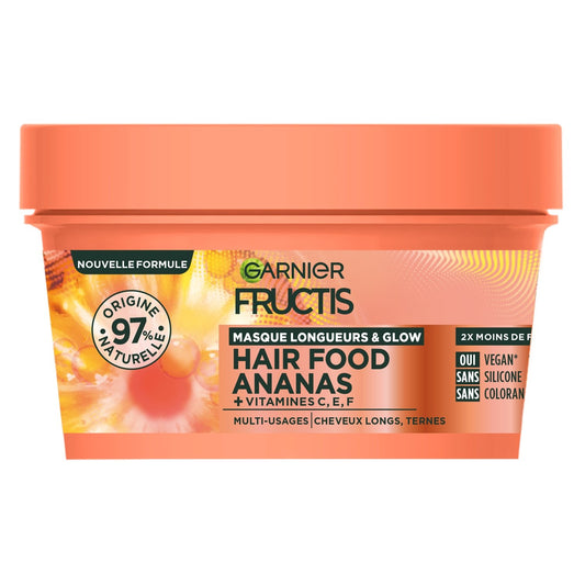 Masque Longs Ternes Ananas Cheveux Normaux Vegan FRUCTIS le pot de 320mL
