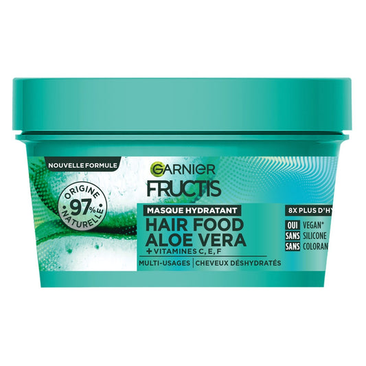 Masque Hydratant Aloe Vera Vegan Hair Food FRUCTIS le pot de 320mL