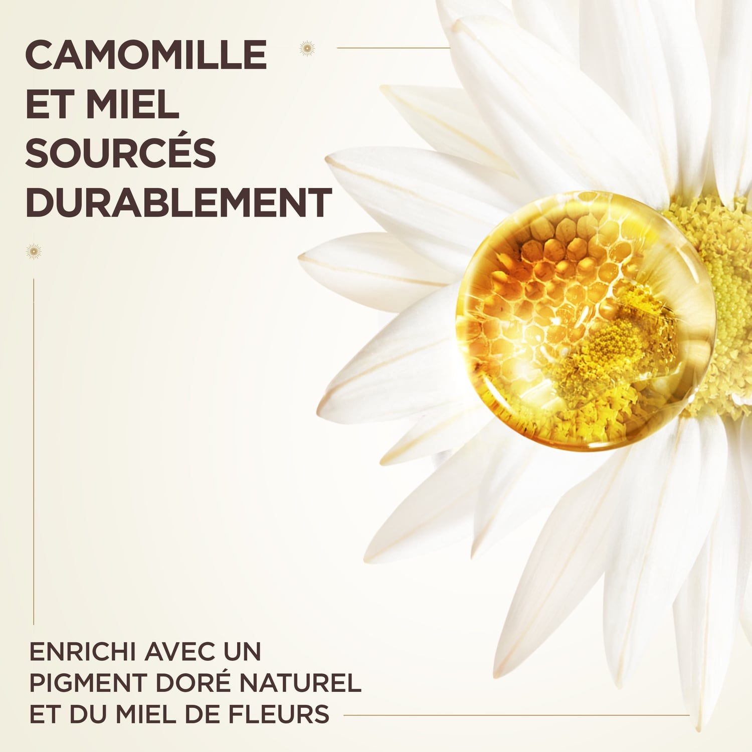 Shampoing Illuminant pour Cheveux normaux Camomille et miel de fleurs ULTRA DOUX 