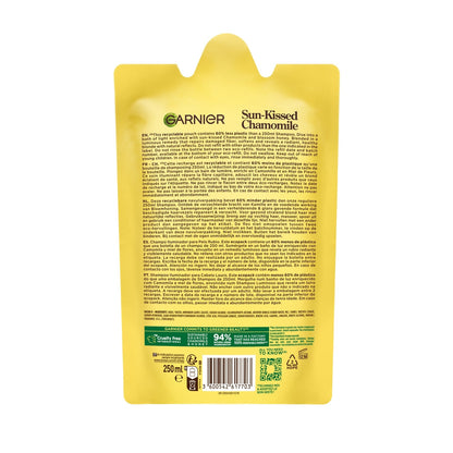Shampoing Illuminant pour Cheveux normaux Camomille et miel de fleurs ULTRA DOUX 