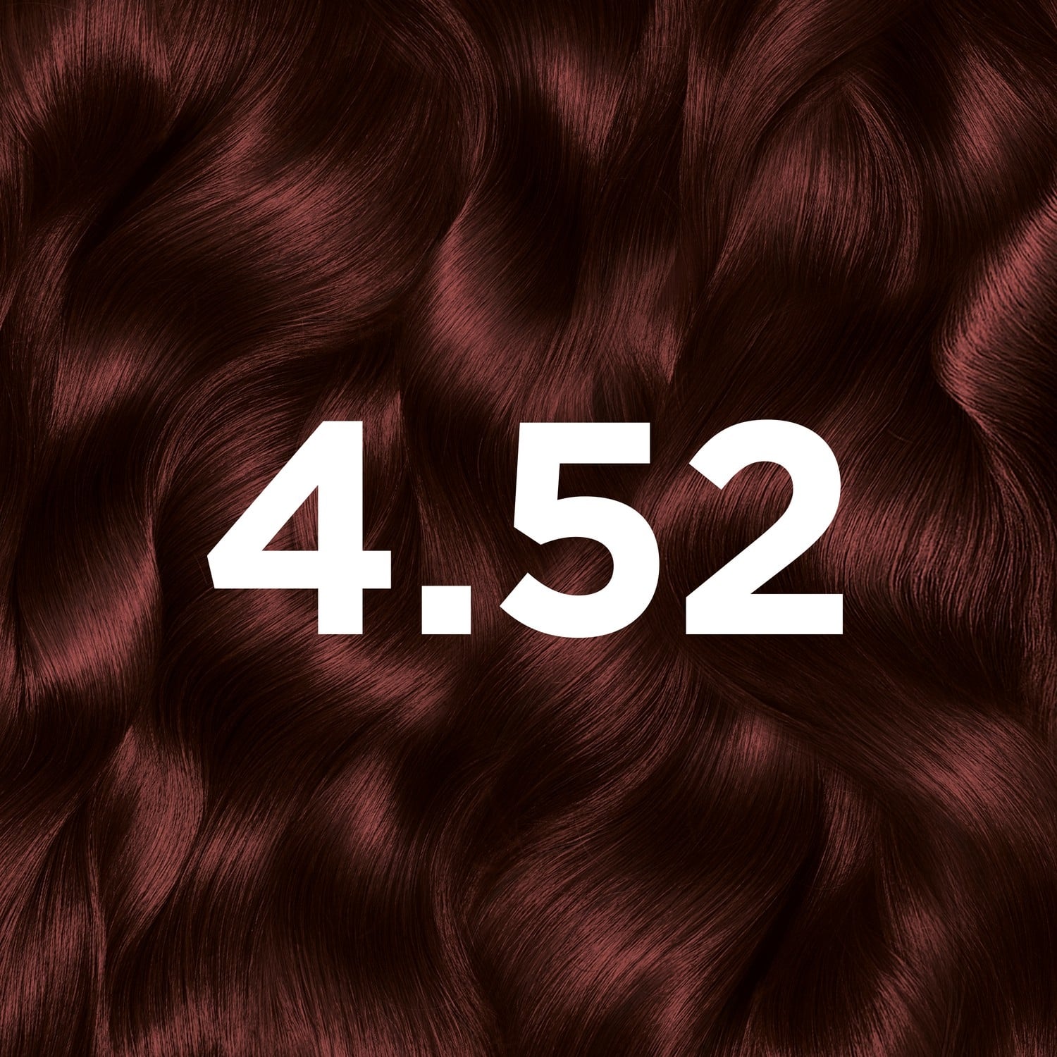 Coloration Permanente 4.52 Châtain Acajou Prune Sans Ammoniaque Crémeuse 100% Couverture Cheveux Blancs Longue Durée Vegan Good GARNIER 