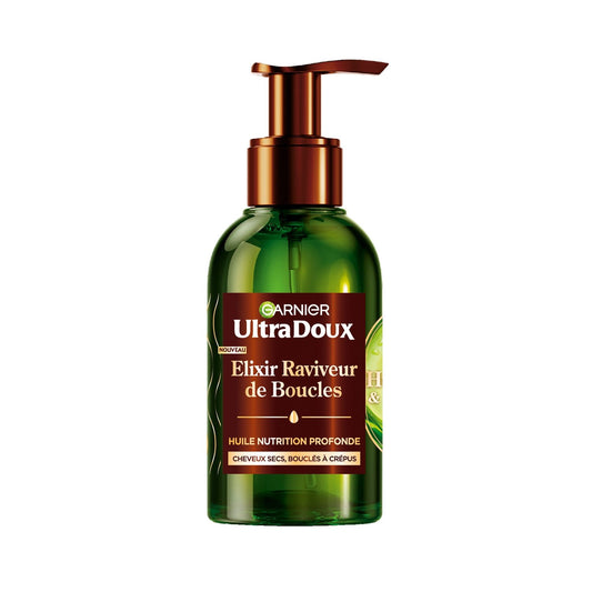 Huile Capillaire Elixir Raviveur de Boucles  Nutrtion Profonde ULTRA DOUX le flacon de 120mL