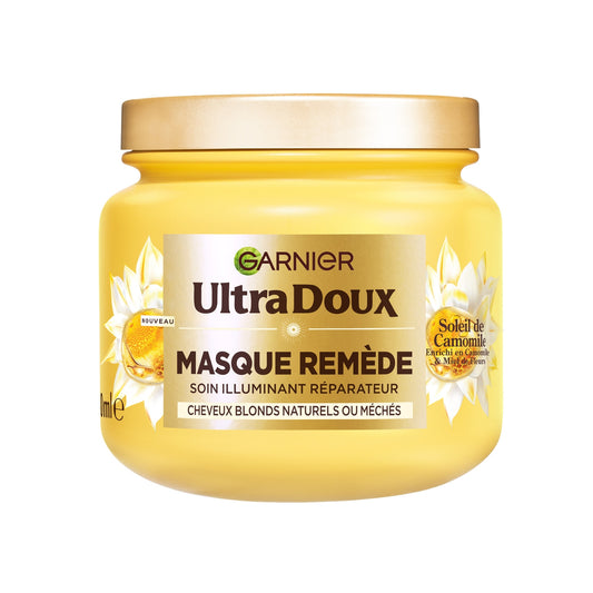 Masque Illuminant Réparateur Cheveux Blonds Naturels Ou Méchés Camomille Miel De Fleurs ULTRA DOUX 