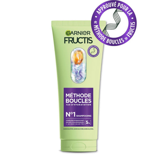 Shampoing Méthode Boucles  72h d'Hydratation FRUCTIS