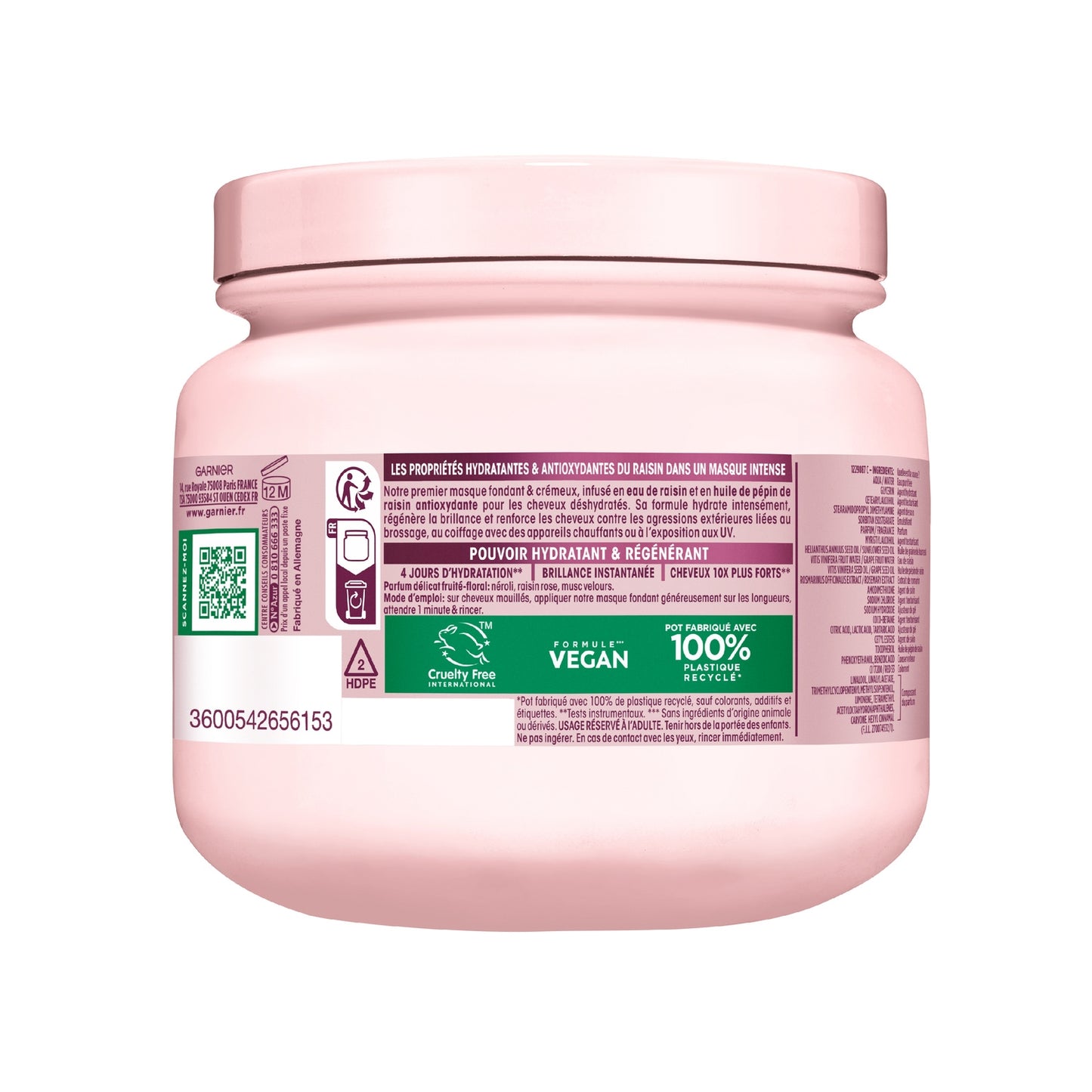 Masque Regénérant Intense Vignes Merveilleuses - Cheveux Déshydratés ULTRA DOUX 