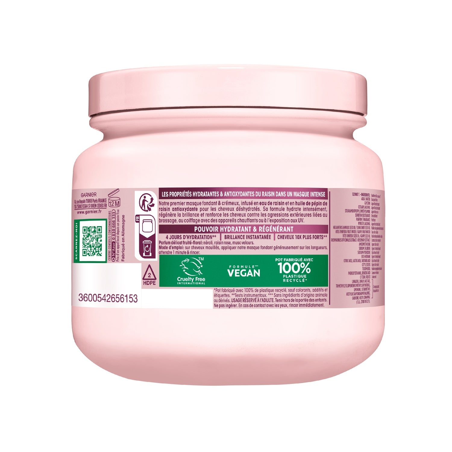 Masque Regénérant Intense Vignes Merveilleuses - Cheveux Déshydratés ULTRA DOUX 