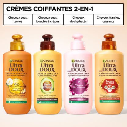 Crème de Soin 2 en 1 Nutrition Brillance ULTRA DOUX 