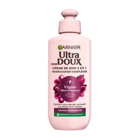 Crème de Soin 2 en 1 Hydratation Souplesse Vignes Merveilleuses ULTRA DOUX 