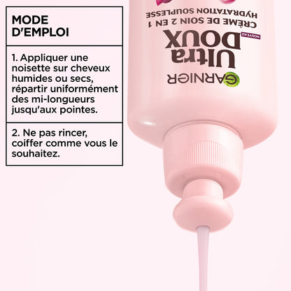 Crème de Soin 2 en 1 Hydratation Souplesse Vignes Merveilleuses ULTRA DOUX 