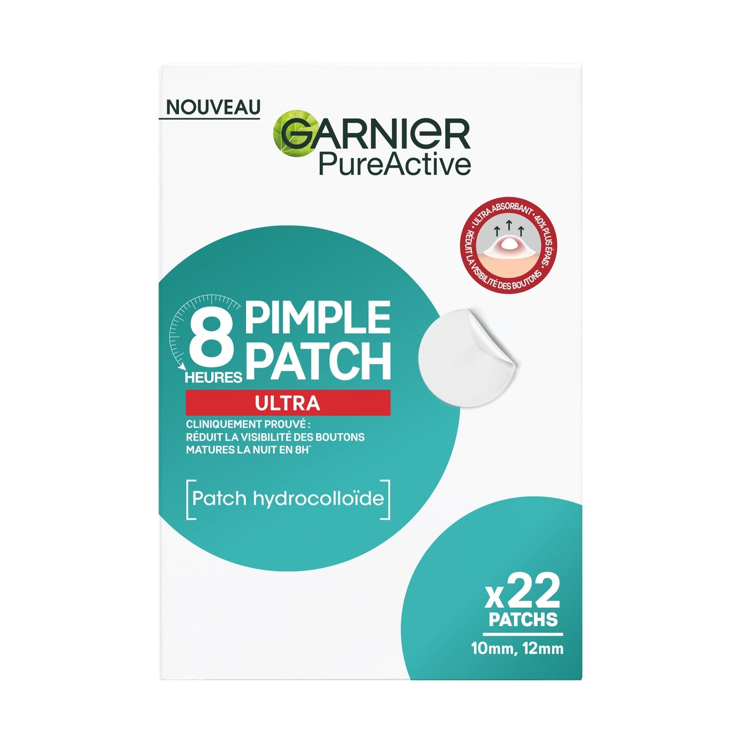 Patchs Hydrocolloïdes Ultra - Boutons Matures GARNIER 