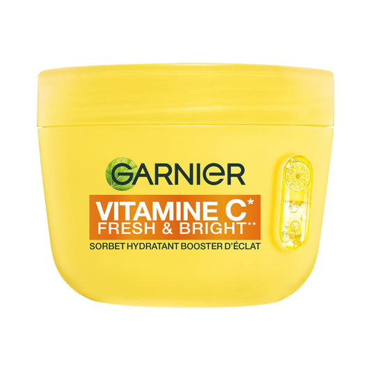 Crème Visage Sorbet Hydratante Booster d'éclat Vitamine C Fresh & Bright GARNIER 