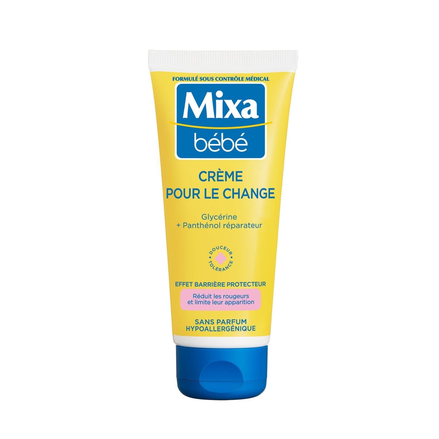 Crème Change Bébé Réparatrice Apaise les Rougeurs Glycérine et Panthénol MIXA BEBE le tube de 100ml