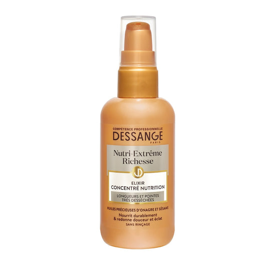 Soin Cheveux Nutri Extreme Richesse Concentré Nutrition Cheveux Secs DESSANGE le flacon de 100mL
