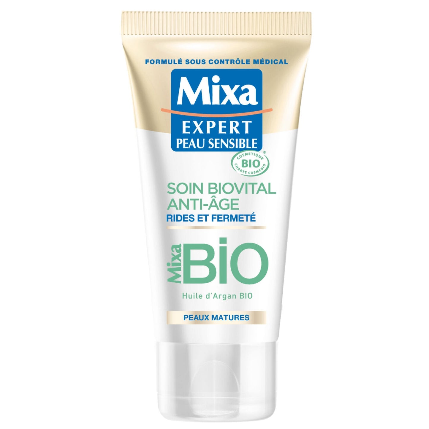 Biovital MIXA Organic Anti-Aging Day Facial Treatment for Wrinkles &amp; Firmness for Mature Skin