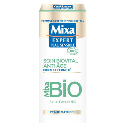 Biovital MIXA Organic Anti-Aging Day Facial Treatment for Wrinkles &amp; Firmness for Mature Skin