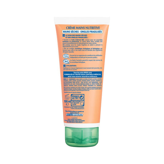 MIXA Organic Nourishing Hand Cream with Apricot Oil