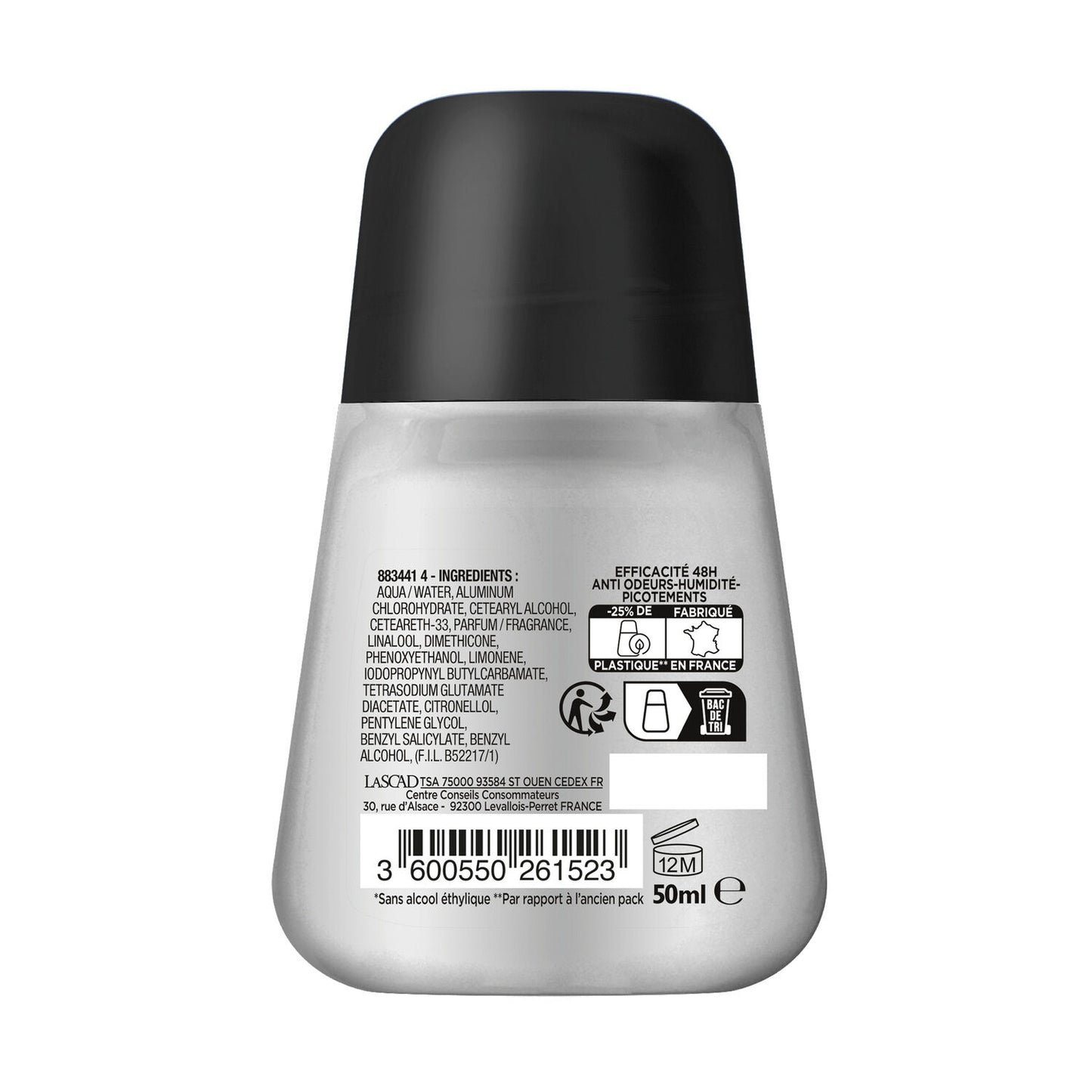 NARTA Men's Deodorant 48h Maximum Freshness 5in1 Protection 5