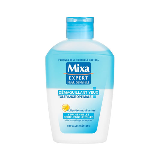 Démaquillant Yeux Tolérance Optimale Peau Sensible MIXA le flacon de 125mL