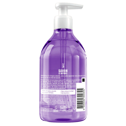 Savon Liquide Extra Pur de Marseille Miel de Lavande SAVON LE NATUREL