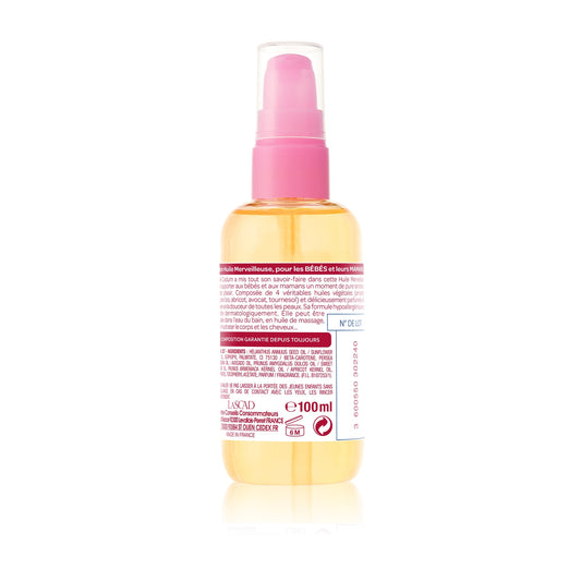 Huile de Massage Bébé Hydratante Corps et Cheveux CADUM