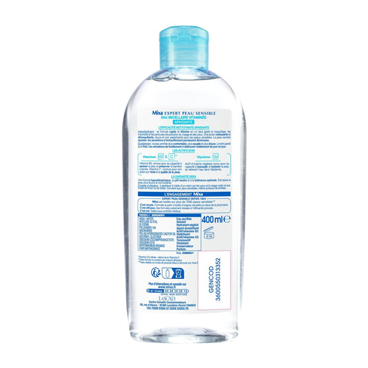 Eau Micellaire Physiologique Apaisante Peau Sensible MIXA
