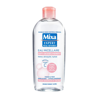 Eau Micellaire Physiologique Antidessechement Peau Sensible MIXA