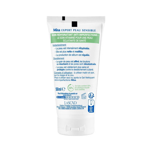 Crème Visage Très Hydratant Anti-Imperfections 2 en 1 MIXA