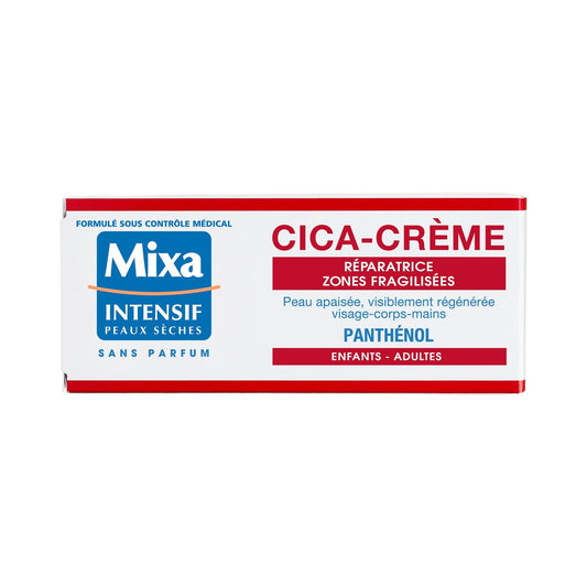 Crème Réparatrice Zones Fragilisées Apaisée et Régénérée MIXA le tube de 50mL