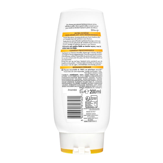Nourishing Anti-Dryness Conditioner for Dry Hair with Precious Morning Glory Oil and Pro-Vitamin B5 DESSANGE