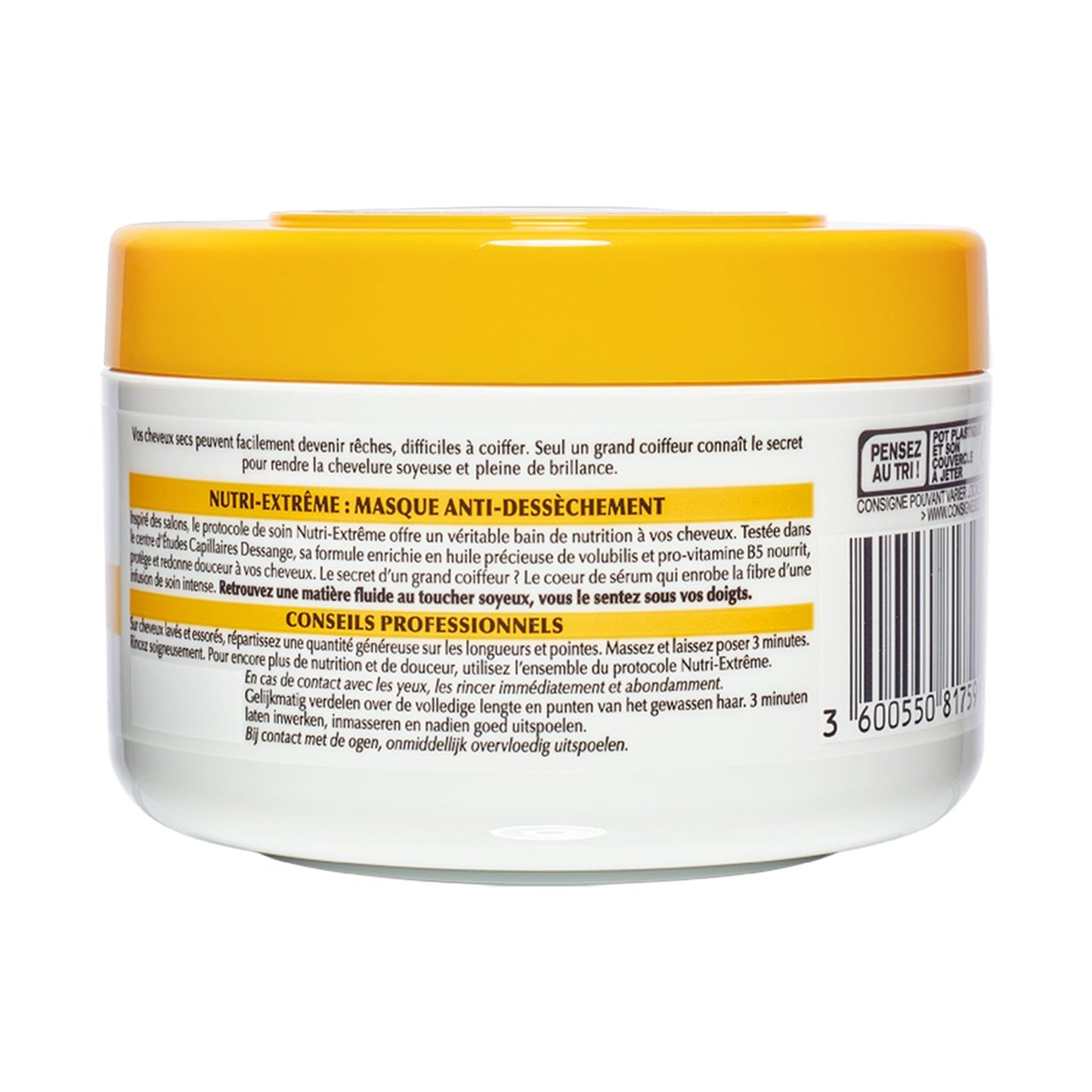 Masque Nutri-Extrême Anti-Déssèchement Cheveux Secs DESSANGE