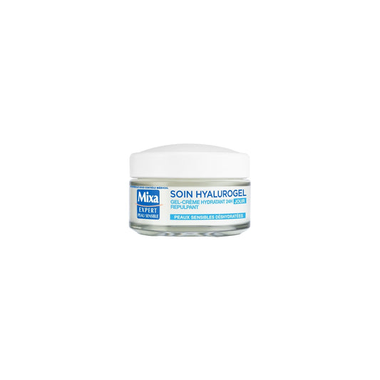 Crème Visage Gel Hydratant Intensif Peau Sensible MIXA le pot de 50mL