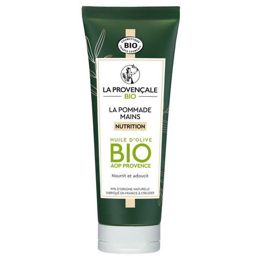 Crème Main Nutrition Intense 99% d'Origine Naturelle à l'Huile d'Olive Bio LA PROVENCALE le tube de 75mL