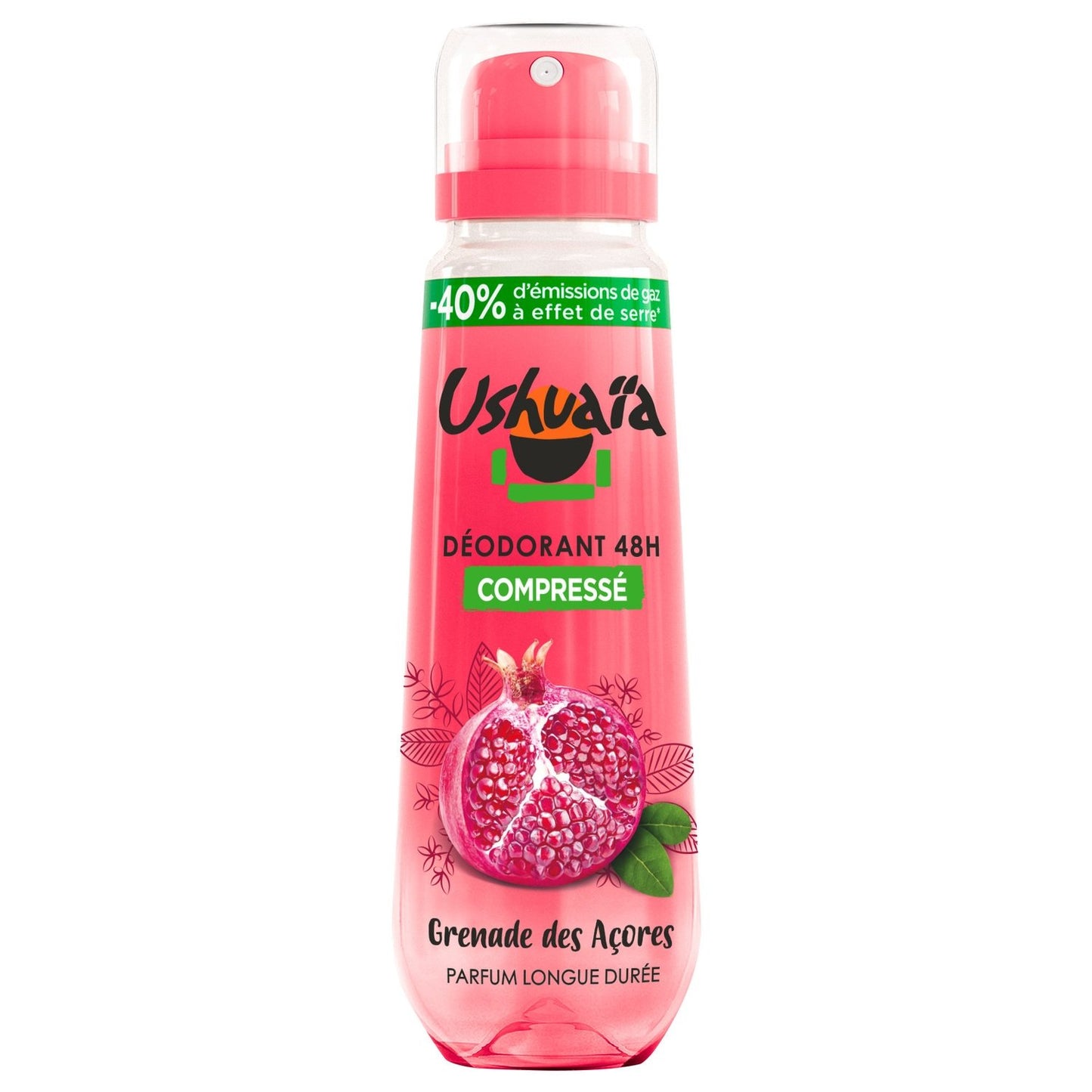 USHUAIA 48h komprimiertes Spray-Deodorant Azoren Granatapfel