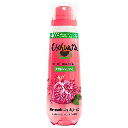 USHUAIA 48h komprimiertes Spray-Deodorant Azoren Granatapfel