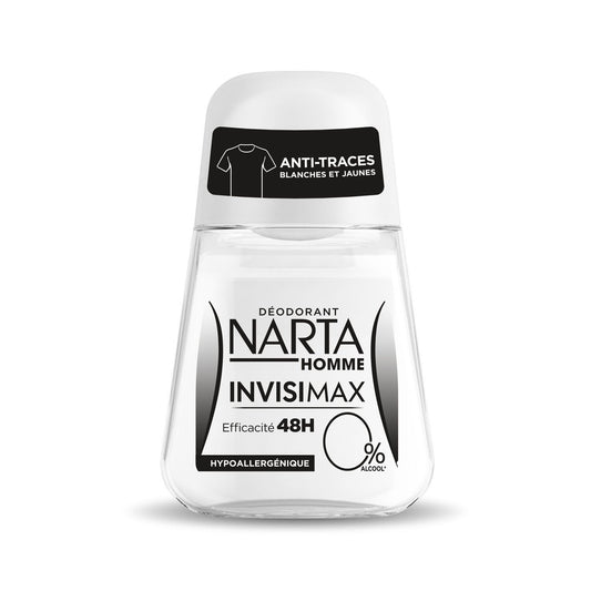 Déodorant Homme 48h Hyppoallergénique 0% Alcool Invisimax NARTA