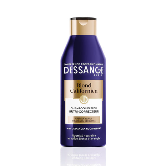 Shampoing Nutri-Correcteur Cheveux Blonds Colorés Ou Décolorés Miel de Manuka Nourrissant DESSANGE le flacon de 250mL