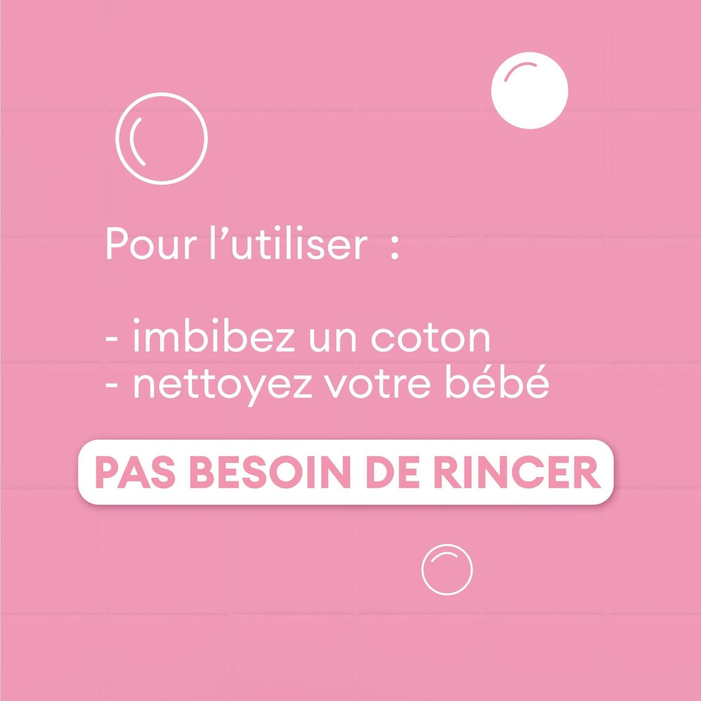 CADUM Hypoallergenes Bio-Süßmandelöl-Baby-Reinigungswasser