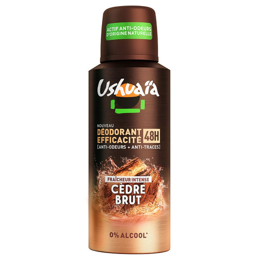Déodorant Spray Homme Cèdre Brut USHUAIA la bombe de 150mL