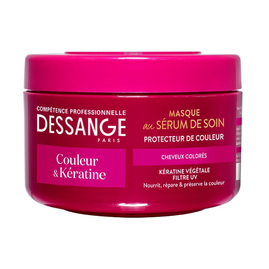 Masque Couleur Kératine Cheveux Colorés DESSANGE le flacon de 250mL