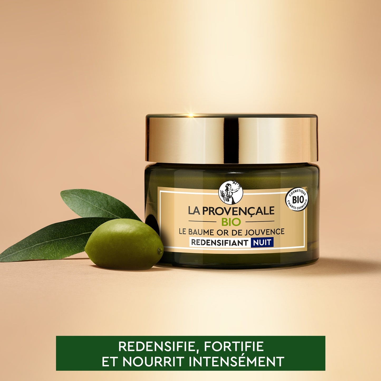Organic Anti-Aging Night Face Cream Gold of Youth LA PROVENÇALE BIO