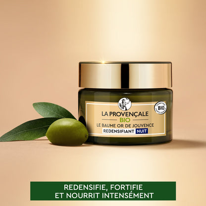 Organic Anti-Aging Night Face Cream Gold of Youth LA PROVENÇALE BIO