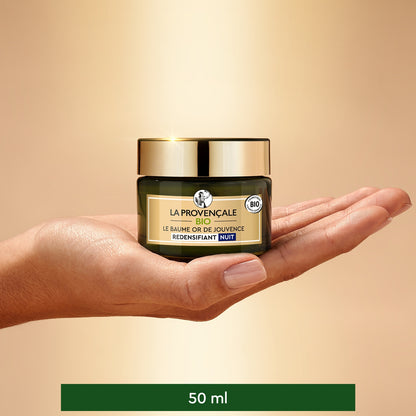Organic Anti-Aging Night Face Cream Gold of Youth LA PROVENÇALE BIO