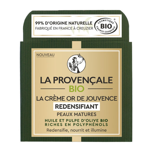 Organic Anti-Aging Day Face Cream Gold of Youth LA PROVENCALE BIO
